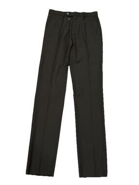 NEW GV Gino Vitale Mens M300 Black Pants Slacks Sz 28 x 35 unhemmed